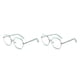 thumbnail image 2 of Qarigey Gafas de lectura, gafas de lectura, lentes antiazules, polígono cuadrado de gran tamaño, suministros de oficina para mujeres, diseño Type1 NO1, 2 of 6