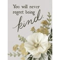 thumbnail image 2 of House Fenway 15x18 White Modern Wood Framed Museum Art Print Titled - You Will Never Regret Being Kind, 2 of 4