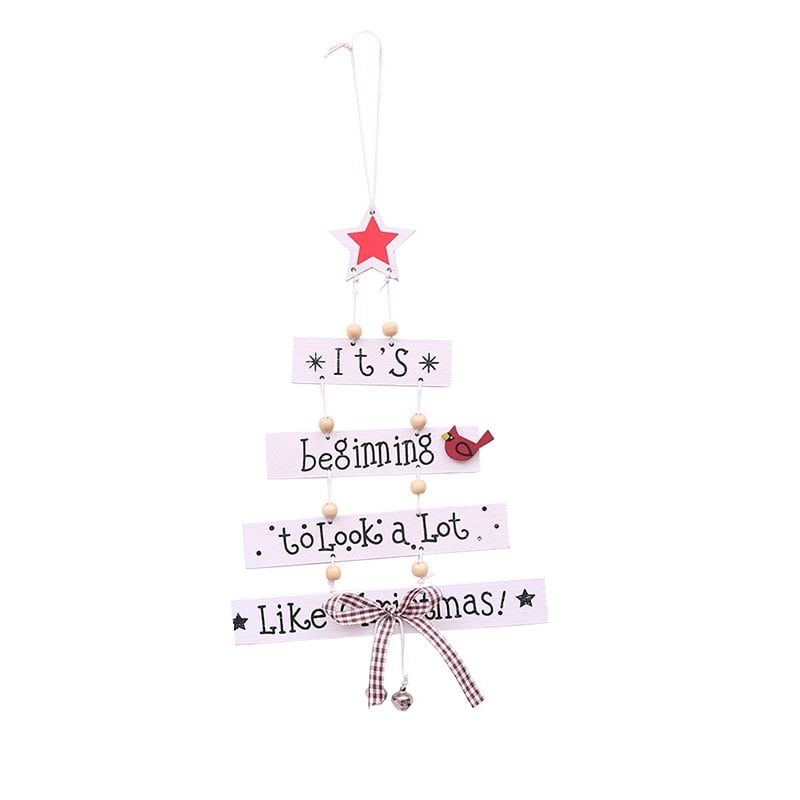 Letters Wooden Hanging Pendants Ornaments Decor For Christmas Tree Party Home Letters Wooden Hanging Pendants Ornaments Decor For Christmas Tree Party Home