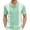 Green, variant on Men's Retro Color Block Beach Shirts Knit Short Sleeve Summer Shirt Revere Collar Button Down Casual Knitted Tops