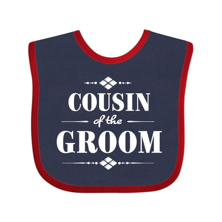 

Inktastic Cousin of the Groom Wedding Gift Baby Boy or Baby Girl Bib