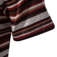 thumbnail image 5 of VgaVtl Polo Mens Summer Short Sleeve Striped Casual Slim Outdoor Shirts for Men Collared Everyday Button, 5 of 7
