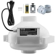 thumbnail image 1 of VEVOR 4" to 4.5" Radon Mitigation Fan System Kit Quiet 260 CFM Inline Duct Waterproof, 1 of 9