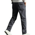 thumbnail image 5 of AHTJRT Mens Big Tall Jogger Sweatpants Elastic Bottom Casual Athletic Classic Fit Multi Pockets Track Pants Dark Gray L, 5 of 5