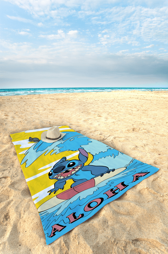 Stitch Kids Beach Towel, 27 x 54, Disney