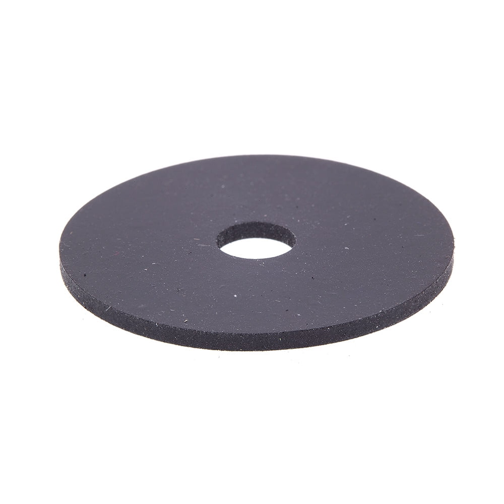 Fender Washers, 1/4 in. X 11/4 in. OD, Black Neoprene, 25Pack