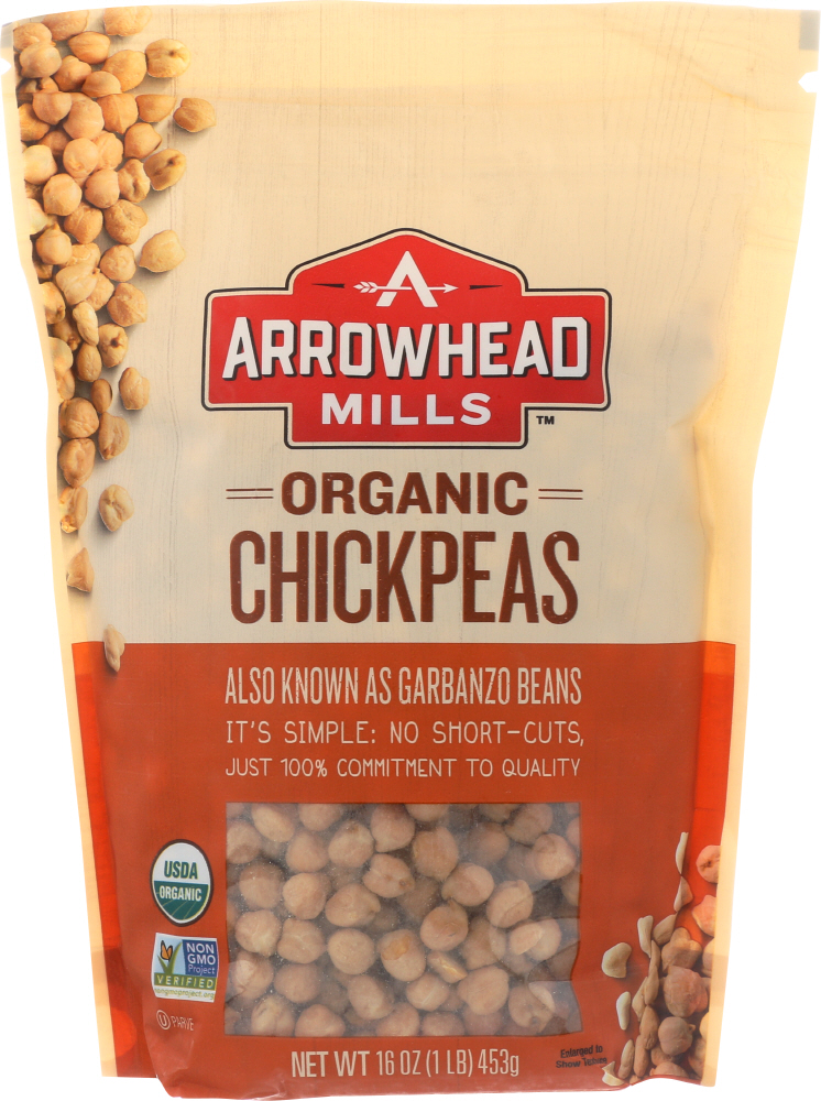 MEIO Organic Garbanzos Chickpeas, 16 oz, Pack of 1