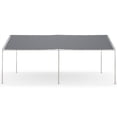 thumbnail image 1 of 10'x20' Carport Heavy Duty Galvanized Car Canopy with Included Anchor Kit, 3 Reinforced Steel Cables, Grey, 1 of 7