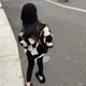 thumbnail image 4 of Suéter de punto para niños, primavera y otoño de 2024, nuevo estilo, versión coreana, top informal y versátil con patrón de tablero de ajedrez para niñas, 4 of 5