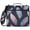 Pink and Gray Feathers Pattern, variant on Zipper Binder with Shoulder Strap 2 inch 3 Ring Waterproof File Folder Organizer Bag 500 Sheet Cute Cat Paw Pattern