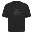 thumbnail image 2 of Men's Levelwear  Black Vancouver Canucks Shadow Surge Luxe Signature Knit T-Shirt, 2 of 3