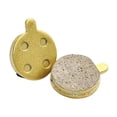 thumbnail image 4 of Pastillas de freno para patinete eléctrico de 2 piezas, almohadillas de revestimiento metálico, bloques de disco, juegos de suministros de bajo ruido , Cobre shamjiam Pastillas de freno de bicicleta, 4 of 6