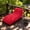 Red, variant on Orangide Inflatable S Shape Flocked Lounger Sofa Bed For Adults Indoor Outdoor Relaxation Pool Patio Beach Yard Camping Furniture