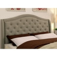 thumbnail image 3 of Furniture of America Vaasa Fabric Platform Bed, California King, Warm Gray, 3 of 4