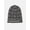 Black Heather, variant on Women's Ribbed Cuff Beanie Hat, Khaki