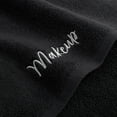 thumbnail image 4 of Host & Home Cotton Makeup Removal Cloth With Embroidery (Pack of 6), 13x13, Black, 4 of 5