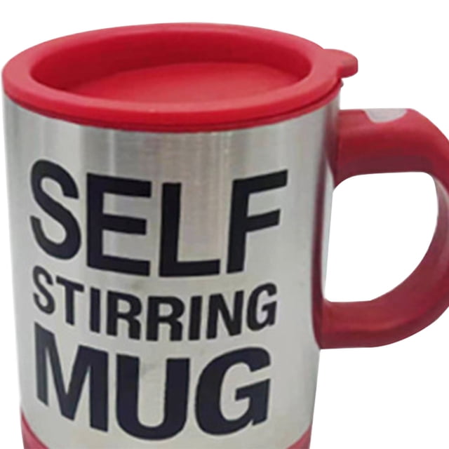 Taza Auto-Agitable Taza de agitación automática eléctrica portátil de acero inoxidable para uso doméstico (rojo) Ndcxsfigh Libre de BPA