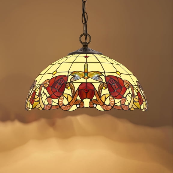 VIXNORYT Modern Multicolor Glass Globe Pendant Light for Kitchen Island, Dining Table, Bedroom - 2 Light