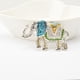 thumbnail image 3 of animal cristal broches Pin para mujeres / hombres-plata jinwen Broche de cristal de elefante, 3 of 6