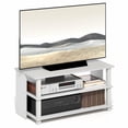 thumbnail image 2 of Furinno SULLY 3-Tier Open Frame Entertainment Center for TV up to 40 Inch White, 2 of 6