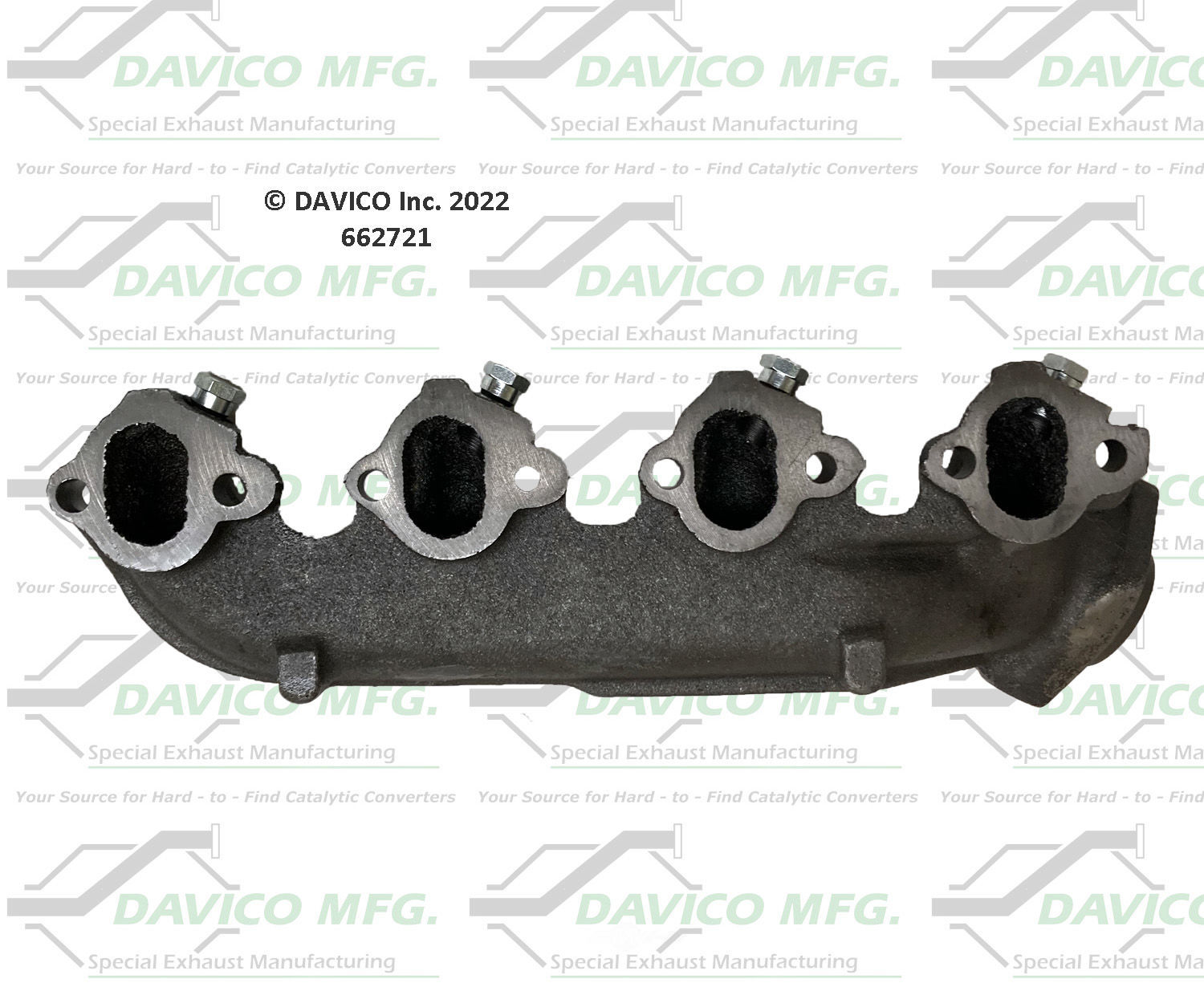 Davico Mfg 662721 Stand alone Exact-Fit exhaust manifold