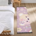 thumbnail image 6 of Bears Face Flowers and Rainbows Runner Rug Machine Washable Area Rugs Carpet Non Slip Entryway Mat for Bedroom Entryway Front Door, 6 of 7