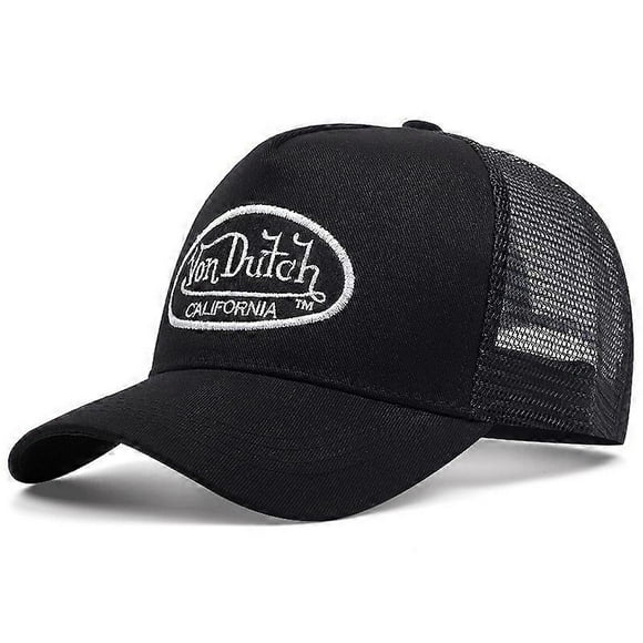 Von Baseball Cap Letter Sun Protection Mesh Embroidery Dutch Trucker Hat Vd California