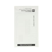 Pen+Gear White Poly Bubble Mailer, 4" x 7" (#000), Peel and Seal, 1 Count
