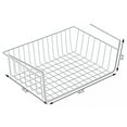 thumbnail image 6 of Hanging under Shelf Metal Storage Basket, Set Of 2, 6 of 6