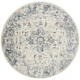 thumbnail image 2 of SAFAVIEH Charleston Zharko Floral Area Rug, Ivory/Navy, 4' x 4' Round, 2 of 8