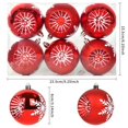 thumbnail image 3 of KOYPTL 6pcs 3.5In Christmas Ball Ornaments Set,Shatterproof Sunflower Christmas Tree Decorations Hanging Ball,Christmas Pendant for Holiday Wedding Party Christmas Baubles Decorations, 3 of 5