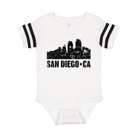 

Inktastic San Diego California Skyline with Grunge Gift Baby Boy or Baby Girl Bodysuit