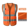 thumbnail image 4 of LSLJS Men's Safe Vest, High Visibility Protective Work Clothes, Outdoor Work Belt, Reflective Strip, Home Accessories, 4 of 4