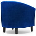 thumbnail image 4 of Austin 30 inch Wide Transitional Tub Chair in Blue Velvet Fabric, 4 of 10