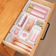 thumbnail image 6 of Trotianingyu 25 PCS Plastic Drawer Organizers Set,4-Size Drawer Organizer Trays for Makeup, Kitchen & Office, 6 of 7