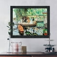 thumbnail image 6 of La Grenouillere, The Frog Pond by Pierre-Auguste Renoir Framed Wall Art Print, Impressionist Art Print, 11x14, 2403CH, 6 of 7