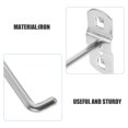 thumbnail image 3 of 12Pcs Heavy Duty Pegboard Hooks Silver Metal for Garage Storage, 3 of 8