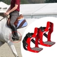 thumbnail image 4 of Silla de montar ligera y segura para montar a caballo, de aluminio fundido a presión. rojo, 4 of 9