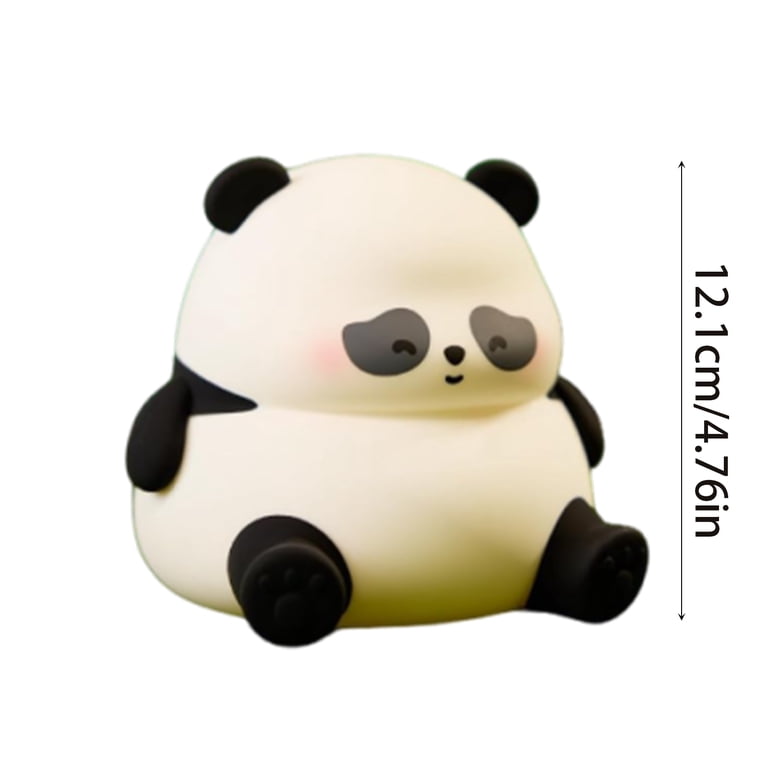 Panda Night Light – Rechargeable Silicone Touch Control Dimmable LED Lamp With 3 Brightness Levels & 30-Min Timer