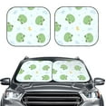 thumbnail image 2 of Haiem Kawaii Frogs Car Windshield Sun Shade (2 Pieces) Foldable Windshield Sun Shade Car Accessories for Truck SUV Pickup-Small, 2 of 7