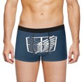 thumbnail image 5 of Calzoncillos tipo bóxer transpirables para hombre, diseño retro de Wings of Liberty Attack on Titan, regalo, 5 of 5