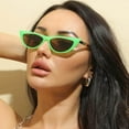 thumbnail image 3 of Vintage Cateye Sunglasses Women Retro Small Cat Eye Sun Glasses Colorful Eyewear For Female, 3 of 8