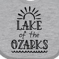 thumbnail image 4 of Inktastic Lake of the Ozarks Sun and Lake Boys or Girls Baby Bib, 4 of 4