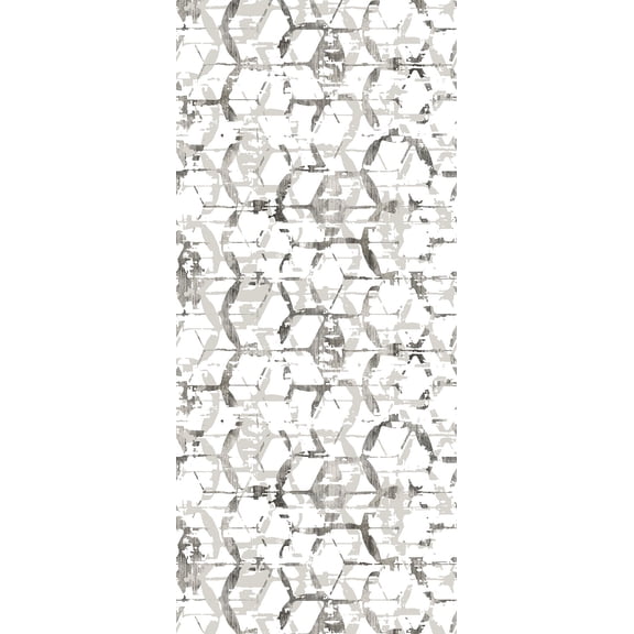 REMIX Walls by Katie Hunt Hex-A-Gone Dove Grey Wall Mural
