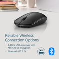 thumbnail image 3 of Souris Rechargeable Sans Fil Kensington MY230 EQ Noir, 3 of 6