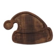 thumbnail image 1 of Bandeja de madera para servir, bandeja de desayuno, decoración navideña, bandeja moderna para cenas y refrigerios. Gorro de Papá Noel, 1 of 9
