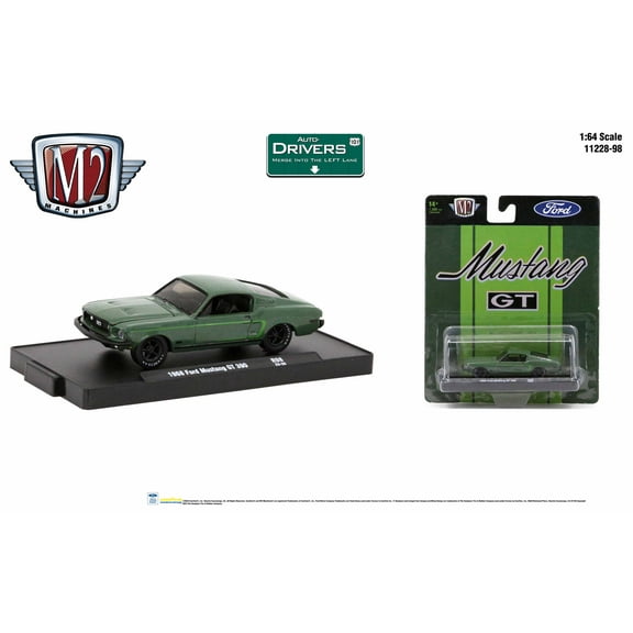 M2 Machines Auto-Drivers 1:64 R98 1968 Ford Mustang Gt 390