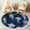 Color 2, variant on Washable Non Slip 3ft Round Rug, Colorful Jellyfish Coral Sea Shells Dark Circle Area Rugs with Tassels Carpet for Nursery Bedroom Living Room Playroom Tent rug Tent Castle