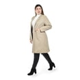 thumbnail image 2 of Abrigo largo de cuello Mao Roman Fashion /Tallas Extras, 3011 (Beige) beige 36, 2 of 6