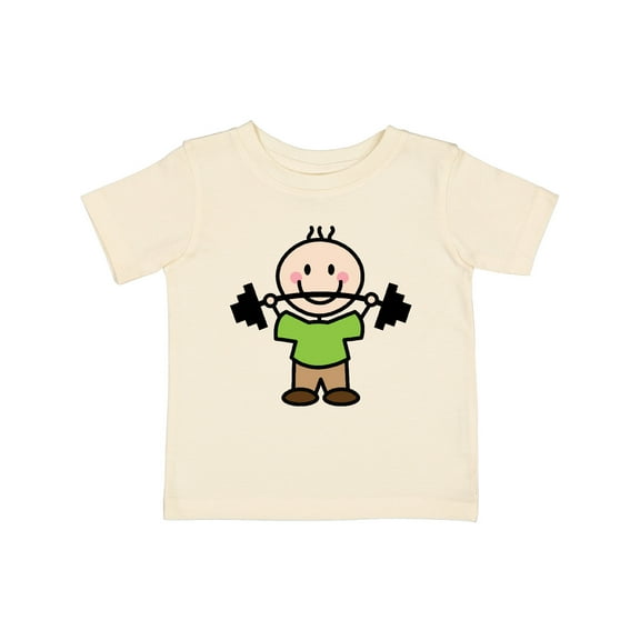 Inktastic Weightlifting Boy Weightlifter Exercise Boys Baby T-Shirt